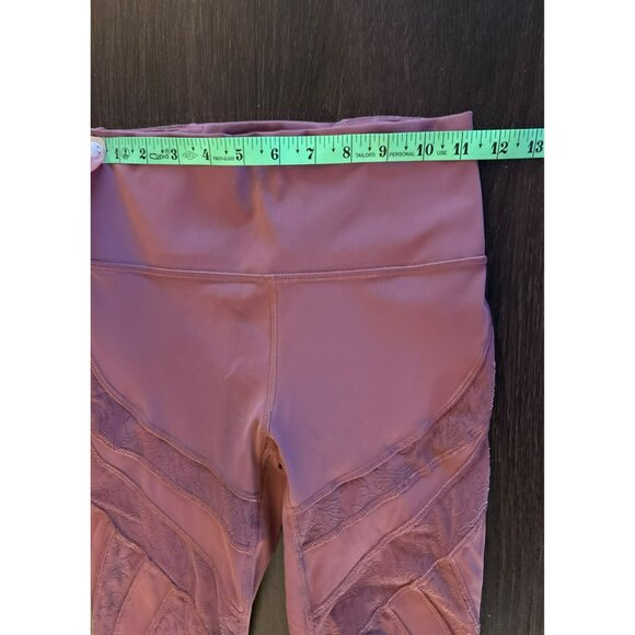 Lululemon Wunder Under Plumful High-Rise Floral Mesh Panel Tight Size 4 - Picture 6 of 8